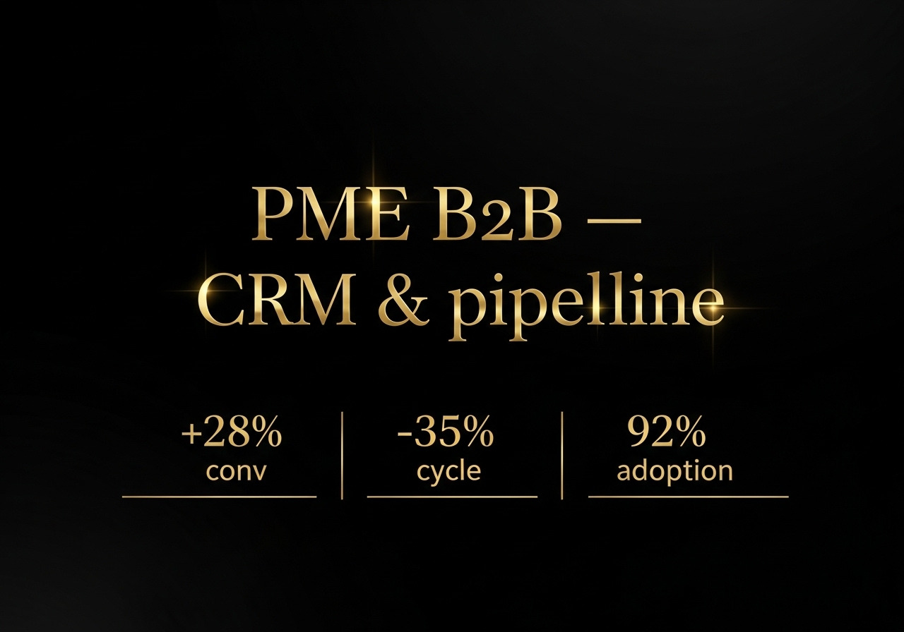 PME B2B - CRM & pipeline